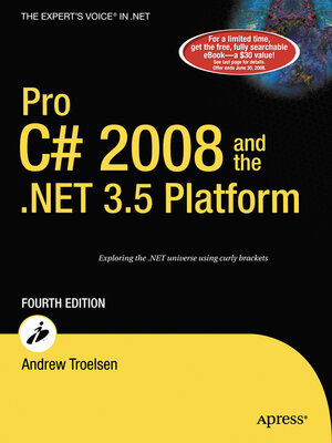 cover image of Pro C# 2008 and the .NET 3.5 Platform